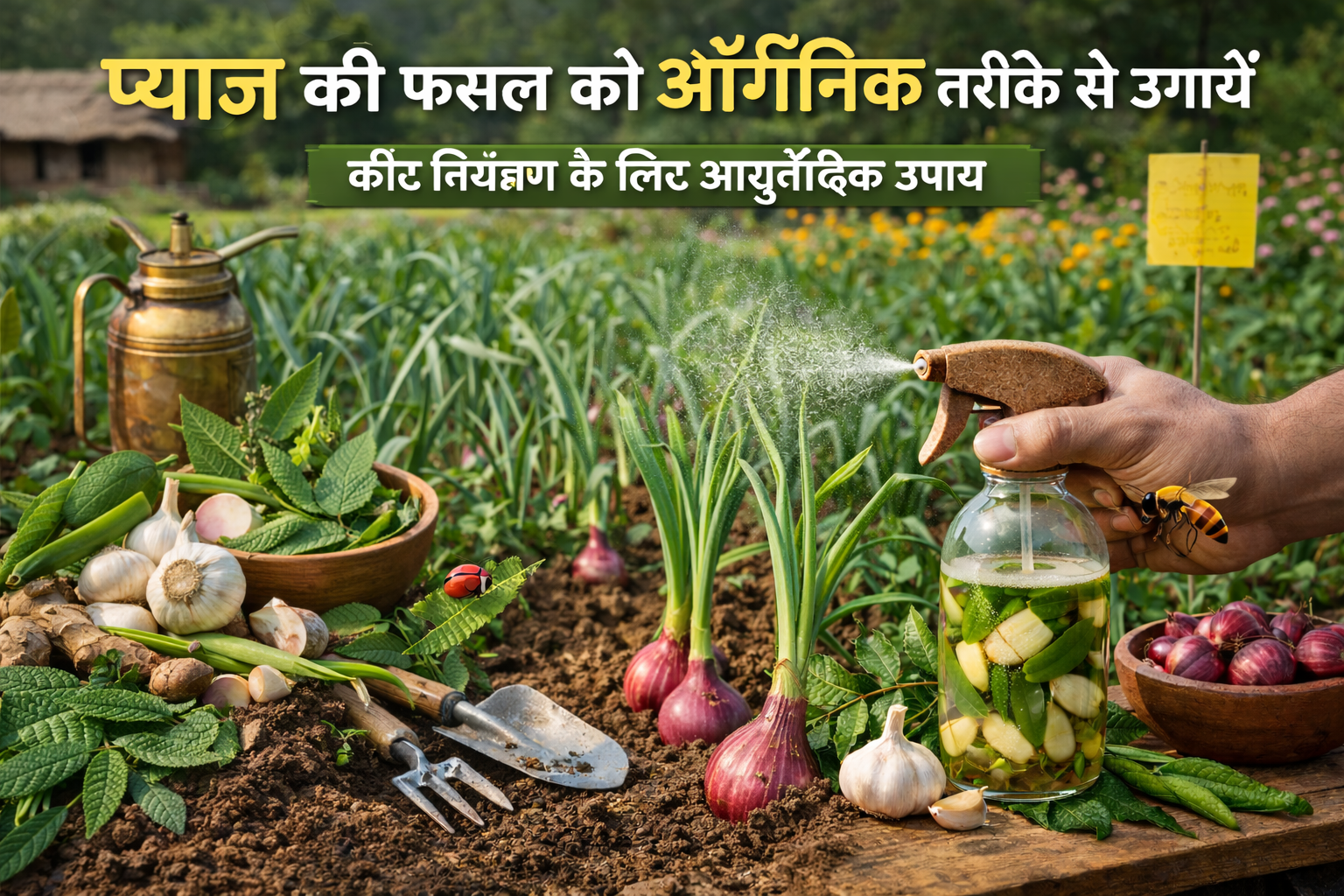 Ways to take Garlic Crop Organicaly