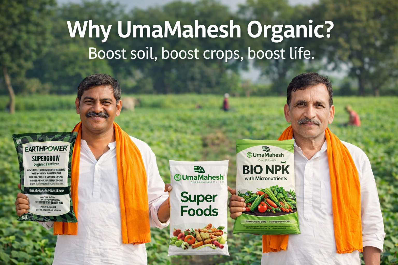 Organic farming at UmaMahesh