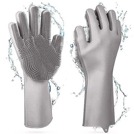 Silicone Hand Gloves for Dish Washing Kitchen Cleaning Gloves