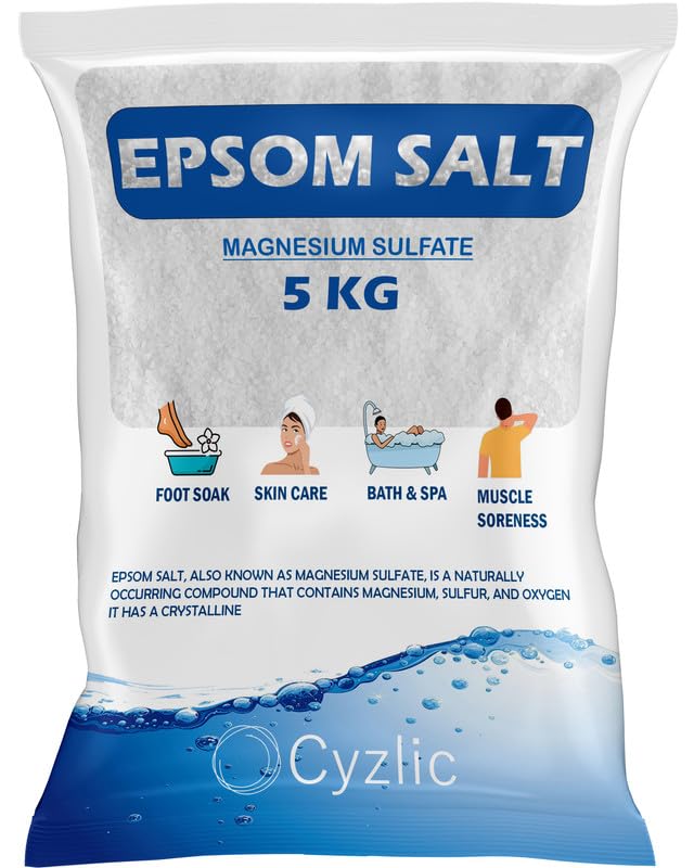 6028_epsoms_5kg Epsom Bath Salt Crystal and Bath (5kg)