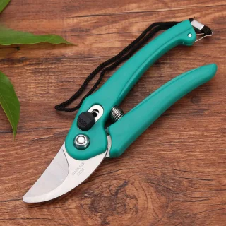 Earth Power Flower Cutter Pruning Shears | Sharp Stainless Steel Garden Secateur with Safety Lock & Ergonomic Non-Slip Handle | Hand Pruner for Flowers, Plants, Branches & Gardening