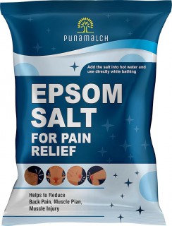 Epsom Salt For Pain Relief 1KG Epsom Salt For Foot For Bath For Feet Pain For Muscle Relief, Relieves Aches & Pain 1KG (2000, Grams)