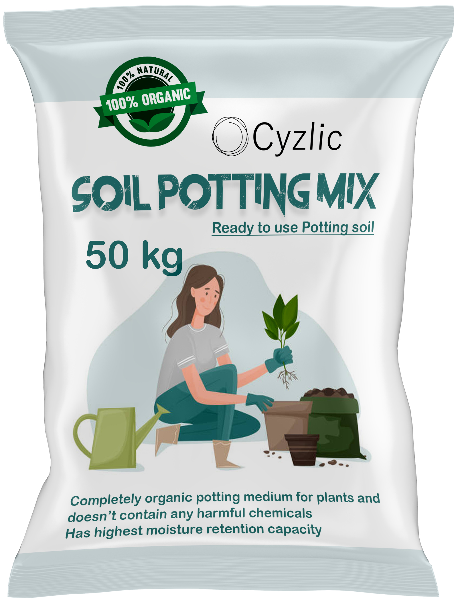 Potting Soil Mix for Plants 50Kg